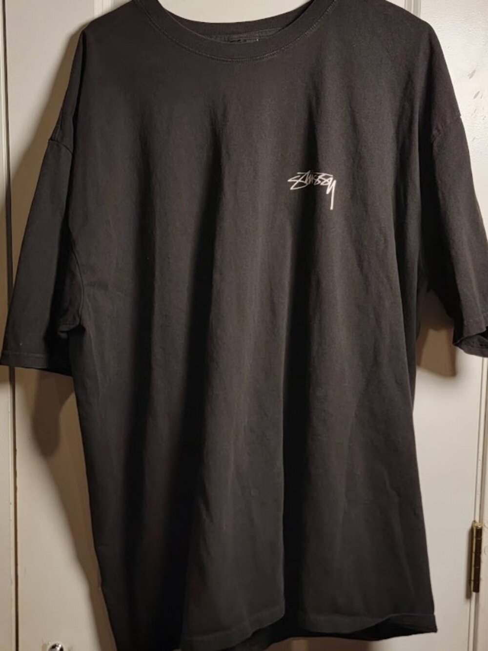 Vintage Stussy Black Graphic T-Shirt Men’s 2XL 100% Cotton Streetwear